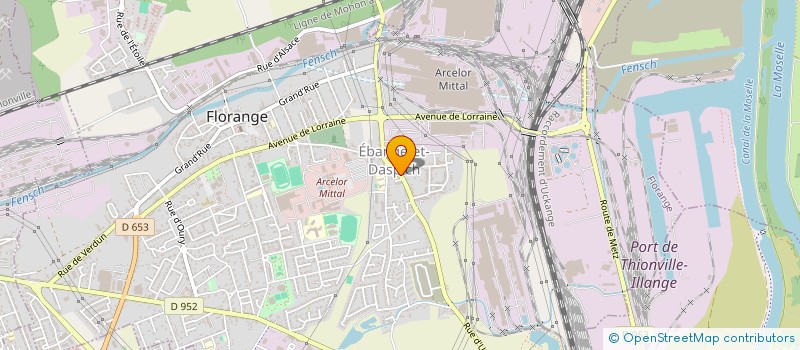 localisation de l'entreprise ASS  CLUB D EPARGNE EBANGEOIS  FLORANGE