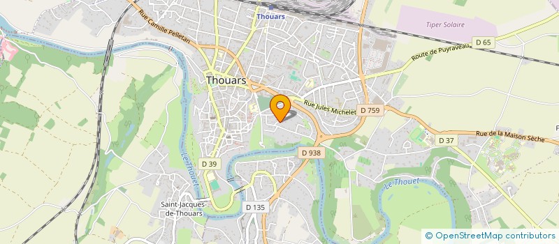 localisation de l'entreprise ASS CLUB D'INVEST LE SESTERCE à THOUARS
