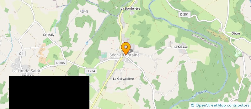 localisation de l'entreprise ASS CLUB DE L AMITIE à ATHIS-VAL DE ROUVRE