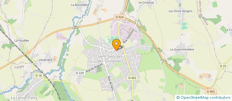 localisation de l'entreprise ASS CLUB DE L AMITIE DE ST GEORGES à SAINT-GEORGES-DES-GROSEILLERS
