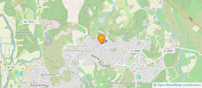 localisation de l'entreprise ASS  CLUB DE LECTURE D'ASSAS  ASSAS