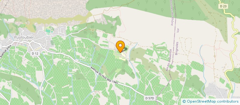 localisation de l'entreprise ASS CLUB DE TIR A L'ARC NATURE  PUYLOUBIER