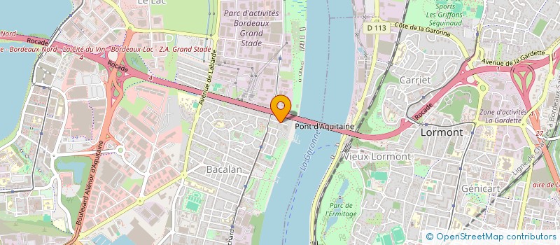 localisation de l'entreprise ASS CLUB DES AMIS DE L'ART à BORDEAUX
