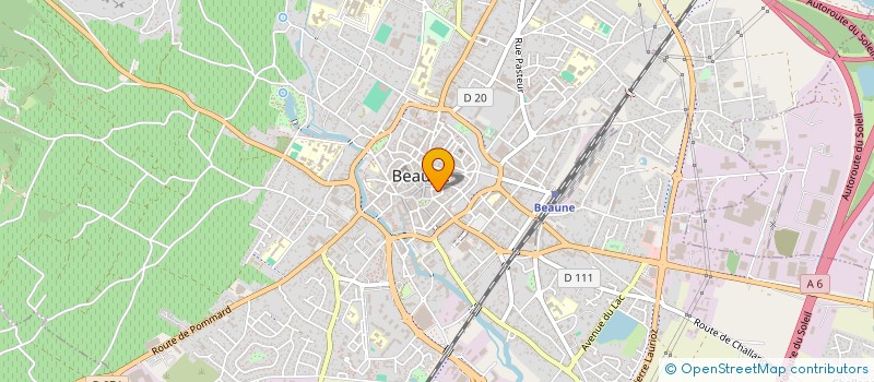 localisation de l'entreprise ASS CLUB DES CHEFS ENTREPRISES VAL SAONE à BEAUNE