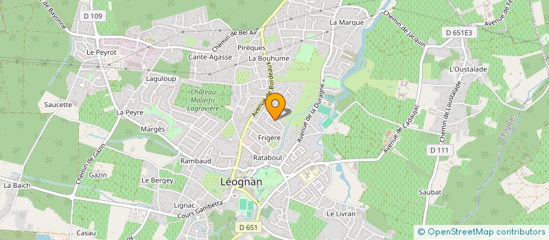 localisation de l'entreprise ASS CLUB DES ENTREPRISES DE LEOGNAN à LEOGNAN