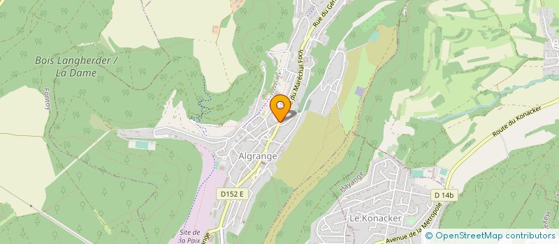 localisation de l'entreprise ASS  CLUB DES EPARGNANTS CONCORDE  ALGRANGE