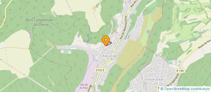 localisation de l'entreprise ASS  CLUB DES EPARGNANTS L ECOSSAIS  ALGRANGE