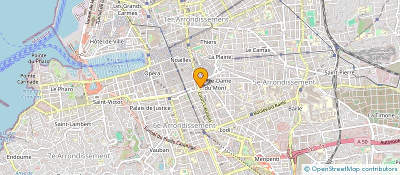 localisation de l'entreprise ASS CLUB DES HUMORISTES PHOCEENS à MARSEILLE