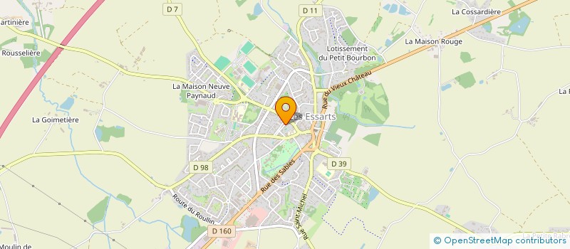 localisation de l'entreprise ASS CLUB DES RETRAITES  SAINT-MARTIN-DES-NOYERS
