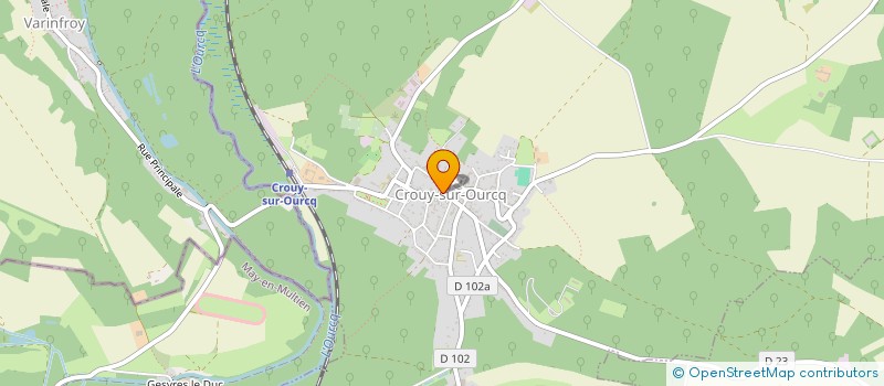 localisation de l'entreprise ASS CLUB DU 3 ME AGE MAIN DANS LA MAIN  COULOMBS-EN-VALOIS