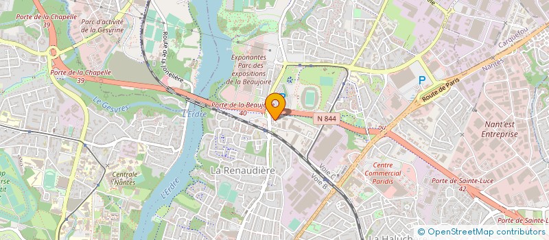localisation de l'entreprise ASS CLUB FANCE JEUNE à NANTES