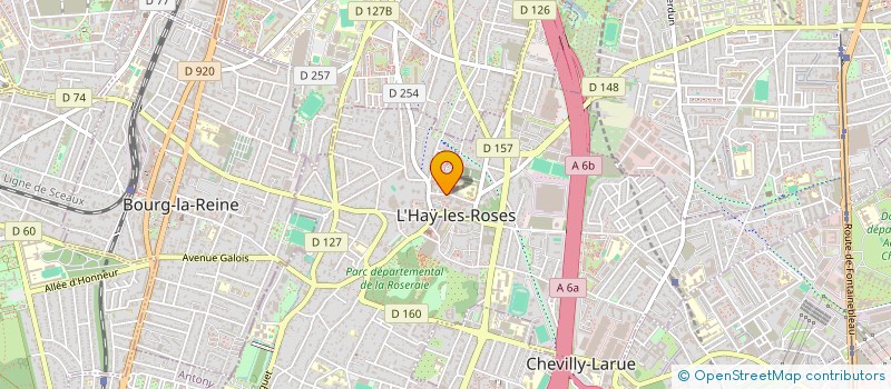 localisation de l'entreprise ASS CLUB FRANCAIS FIGURINE HISTORIQUE  L'HAY-LES-ROSES