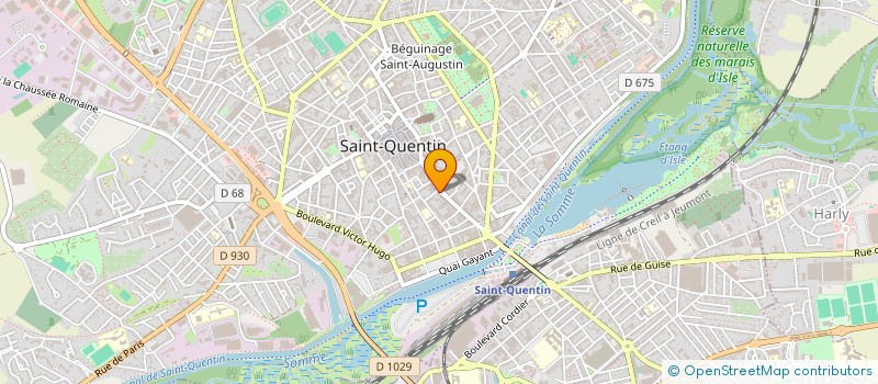 localisation de l'entreprise ASS CLUB GYM EPMM ST QUENTIN ENVIRON à SAINT-QUENTIN