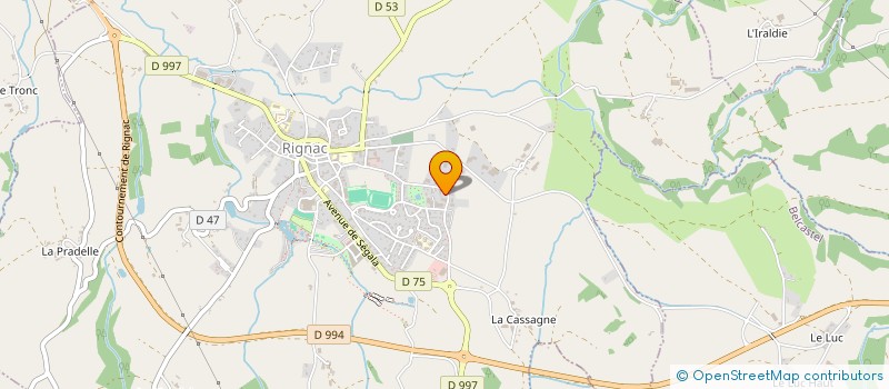 localisation de l'entreprise ASS CLUB GYMNASTIQUE TONIC'GYM  AUZITS