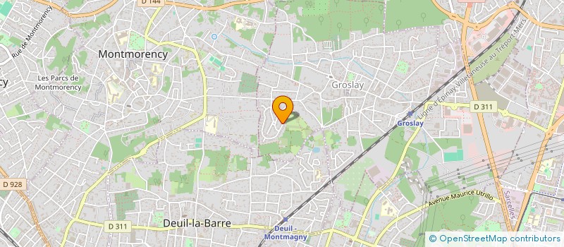 localisation de l'entreprise ASS CLUB HANDISPORT EURO MAROC SOLIDARIT  GROSLAY