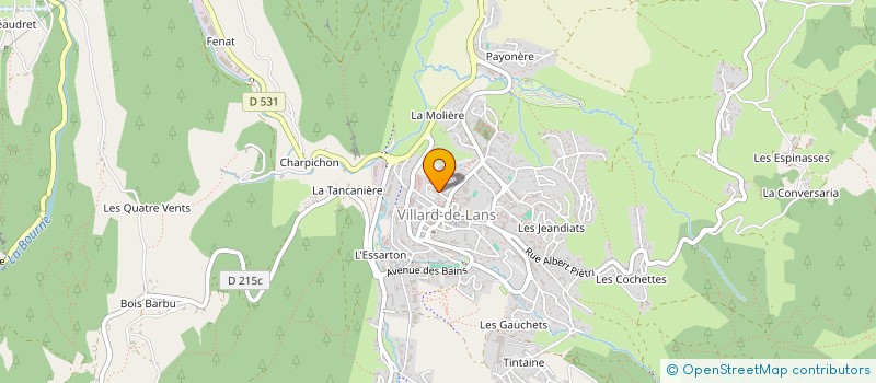 localisation de l'entreprise ASS CLUB HIPPIQUE CHEVAUCHEE DU VERCORS à VILLARD-DE-LANS