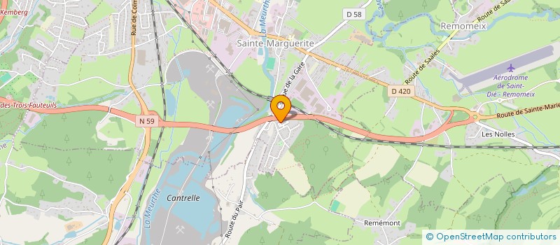 localisation de l'entreprise ASS CLUB INFORMATIQUE MARGARITAIN  SAINTE-MARGUERITE