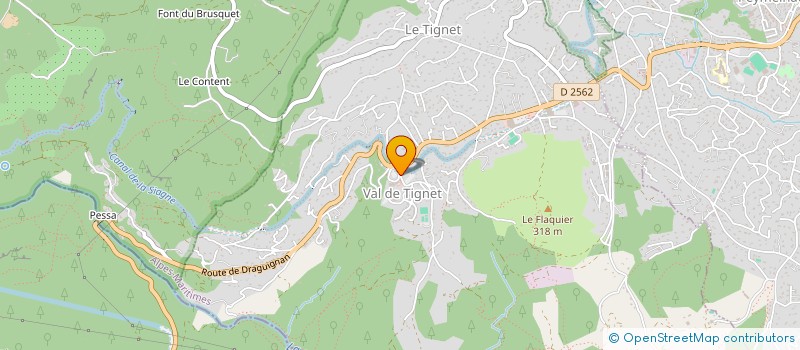 localisation de l'entreprise ASS CLUB INTER AGES LES AMIS DU TIGNET à LE TIGNET
