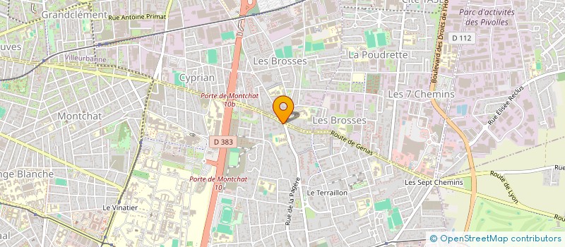 localisation de l'entreprise ASS CLUB INVESTISSEMENT AVENIR BOURSE à BRON