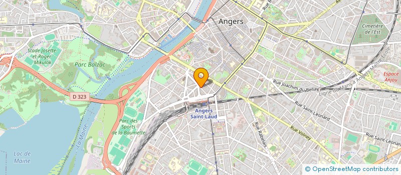 localisation de l'entreprise ASS CLUB LOISIRS RENCONTRE à ANGERS