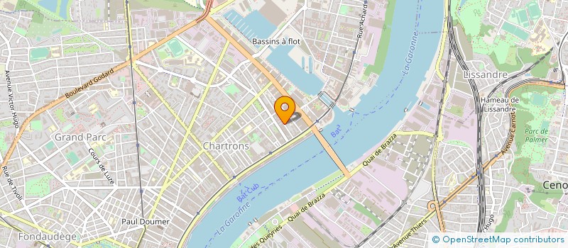 localisation de l'entreprise ASS CLUB MOG 33 à BORDEAUX