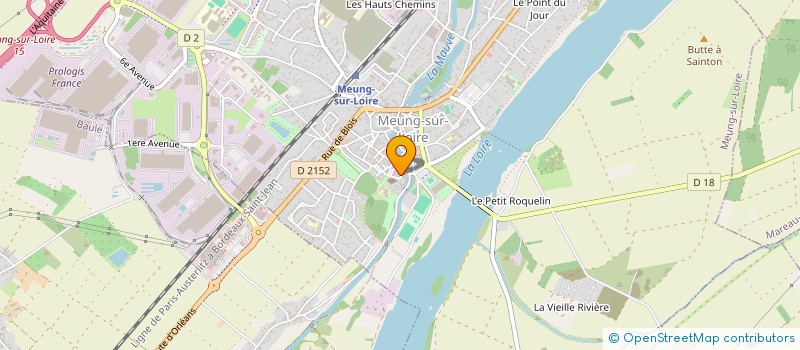 localisation de l'entreprise ASS CLUB NAUTIQUE DE MEUNG SUR LOIRE à MEUNG-SUR-LOIRE