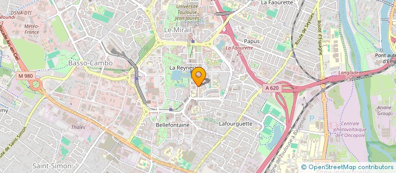 localisation de l'entreprise ASS CLUB PARTENAIRES ARIM MIDI- PYRENEES  TOULOUSE
