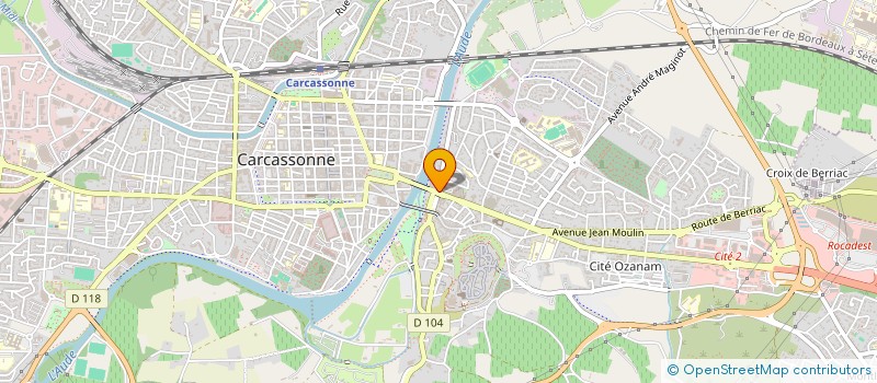 localisation de l'entreprise ASS  CLUB PETANQUE SPORTIF TRIVALLE  CARCASSONNE