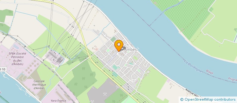 localisation de l'entreprise ASS CLUB PETIPAS à AMBES