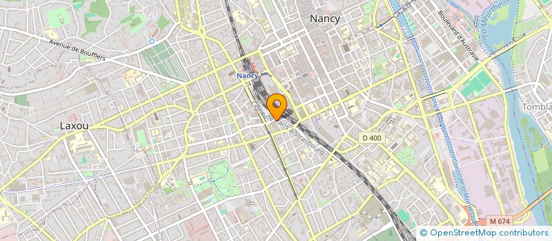 localisation de l'entreprise ASS CLUB RADIO STANISLAS FM à NANCY