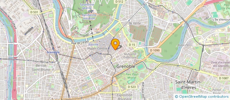 localisation de l'entreprise ASS CLUB REGIONAL DAUPHINE SAVOIE  GRENOBLE