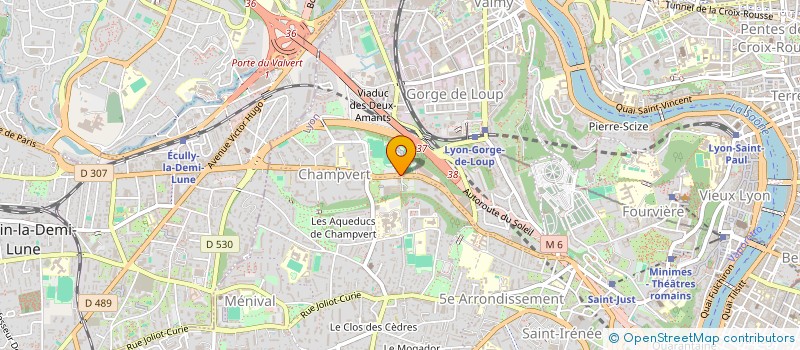 localisation de l'entreprise ASS CLUB RHODIA VAISE à LYON