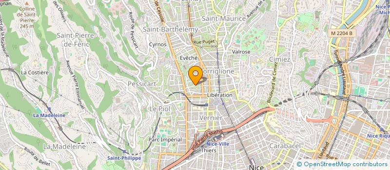 localisation de l'entreprise ASS CLUB SANTE LOISIRS à NICE