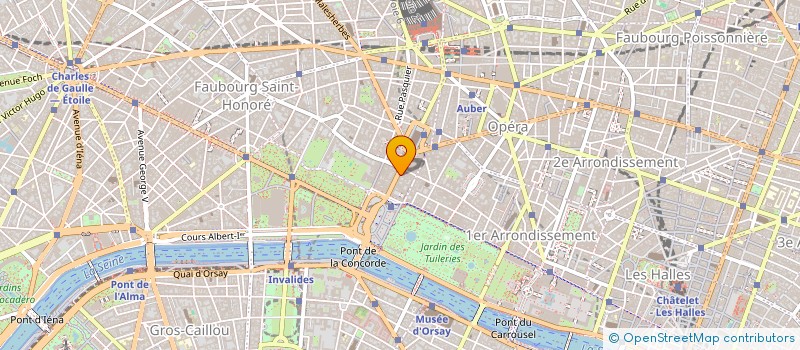 localisation de l'entreprise ASS CLUB SELECT CHRISTOFLE  PARIS