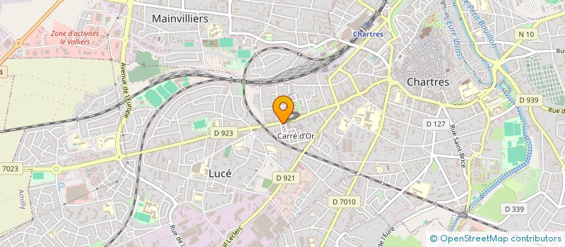 localisation de l'entreprise ASS CLUB SPORT ARTIST GARNISON CHARTRES à LUCE
