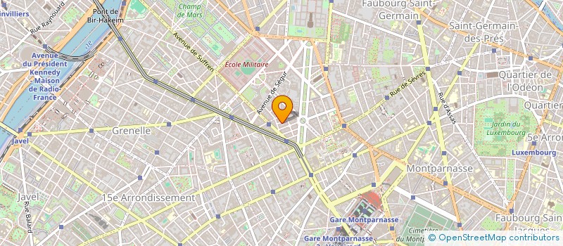 localisation de l'entreprise ASS CLUB SPORTIF DES DEUX RIVES  PARIS