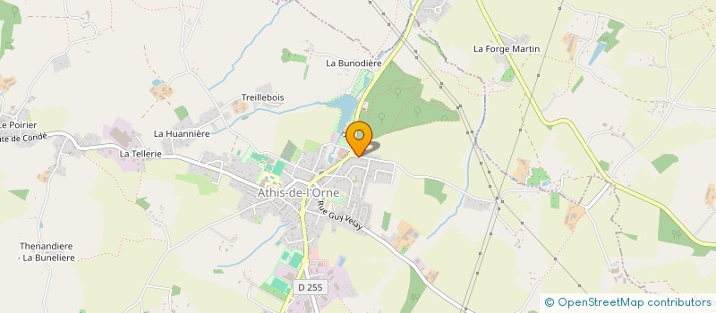 localisation de l'entreprise ASS CLUB TENNIS DE TABLE ATHISIEN à ATHIS-VAL DE ROUVRE