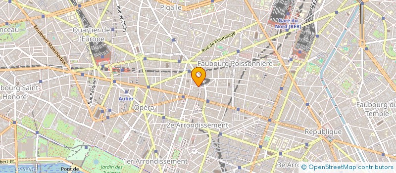 localisation de l'entreprise ASS CLUB VACANCES JEUNES à PARIS