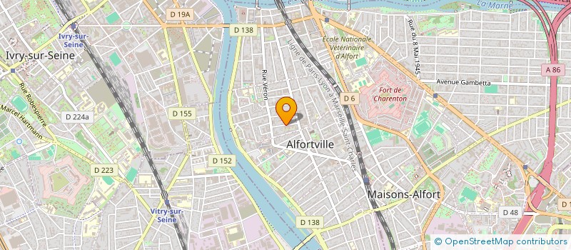 localisation de l'entreprise ASS  CLUB VOLTAIRE 3 AGE à ALFORTVILLE