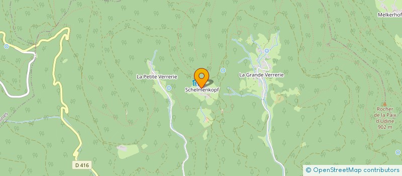 localisation de l'entreprise ASS  CLUB VOSGIEN  RIBEAUVILLE