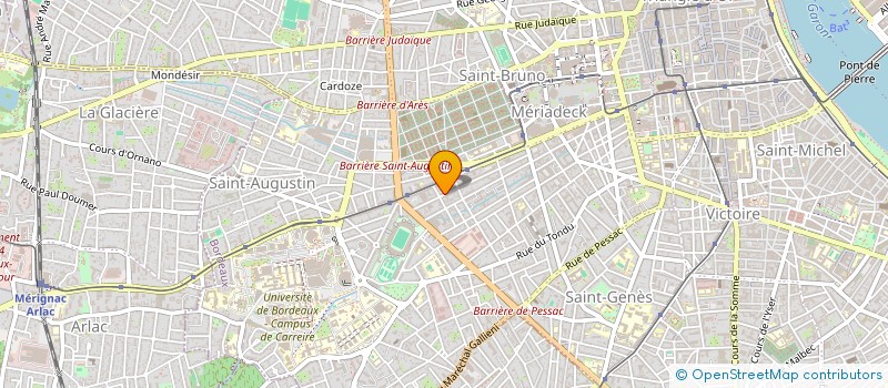 localisation de l'entreprise ASS CLUB VOYAGES DES CHARTRONS à BORDEAUX