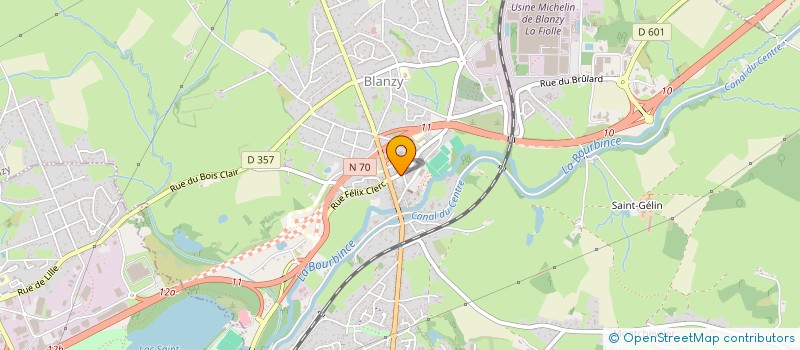 localisation de l'entreprise ASS CLUD DU RENOUVEAU  BLANZY