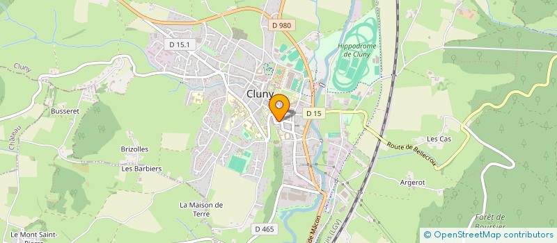 localisation de l'entreprise ASS CLUNISOISE SERVICES A DOMICILE à CLUNY