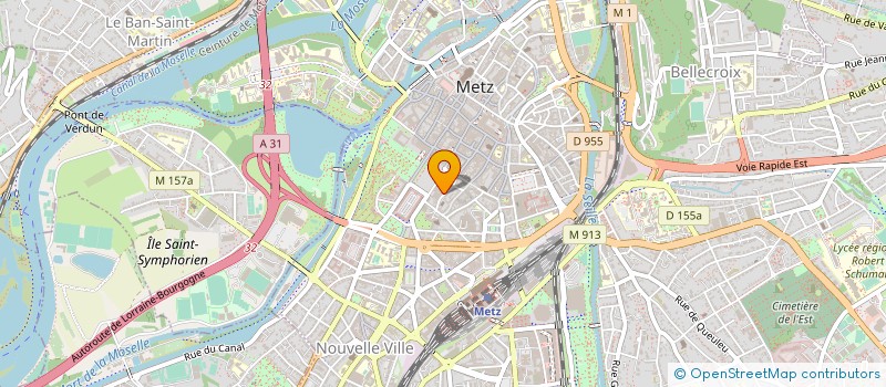 localisation de l'entreprise ASS CMSEA  METZ