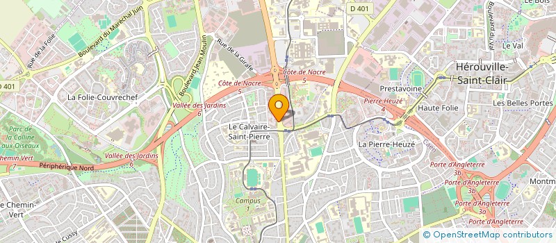 localisation de l'entreprise ASS CODERPA à CAEN