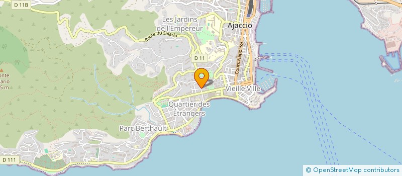 localisation de l'entreprise ASS CODERPA ACTION EN FAVEUR PERSON AGE à AJACCIO