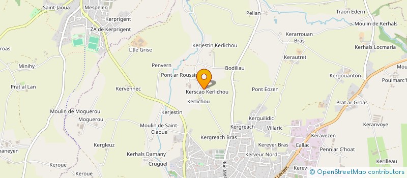 localisation de l'entreprise ASS COEUR AU MALI à PLABENNEC