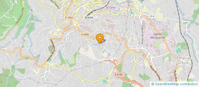 localisation de l'entreprise ASS COLLECT.LOC.ACT.RECHER.SUR READAPT.. à GRASSE