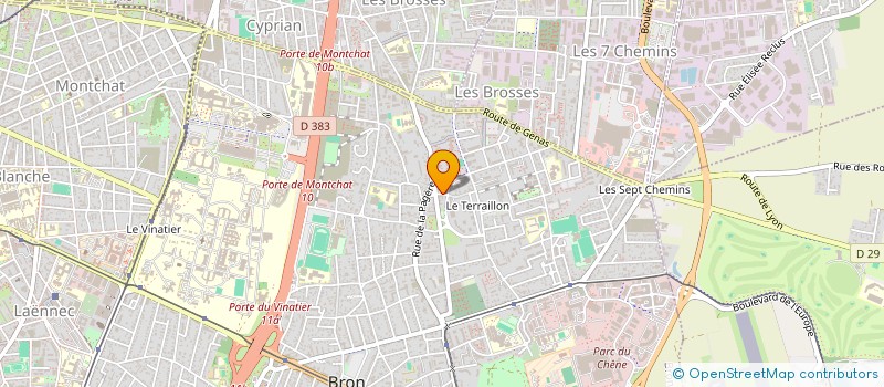 localisation de l'entreprise ASS COLLECTIF D ANIMATION à BRON