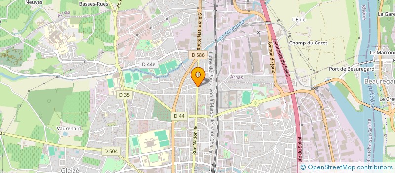 localisation de l'entreprise ASS COLLECTIF LES JARDINS SATELLITES à VILLEFRANCHE-SUR-SAONE